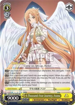 A Thousand-Year Journey, Asuna #SAO/S100-E003 · Weiss Schwarz