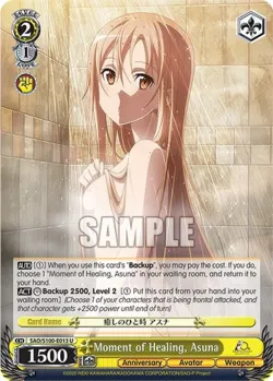 Moment of Healing, Asuna #SAO/S100-E013 · Weiss Schwarz