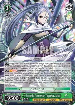 Towards Tomorrow Together, Mito #SAO/S100-E027 · Weiss Schwarz