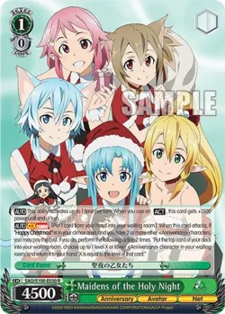 Maidens of the Holy Night #SAO/S100-E030 · Weiss Schwarz