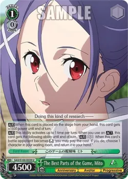 The Best Parts of the Game, Mito #SAO/S100-E039 · Weiss Schwarz