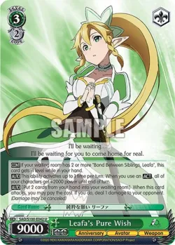 Leafa's Pure Wish #SAO/S100-E042 · Weiss Schwarz