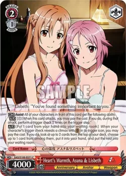 Heart's Warmth, Asuna & Lisbeth 「SAO/S100-E071」「EN」