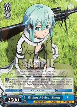 Giving Advice, Sinon 「SAO/S100-E092」「EN」