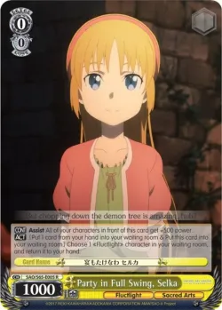 Party in Full Swing, Selka #SAO/S65-E005 · Weiss Schwarz
