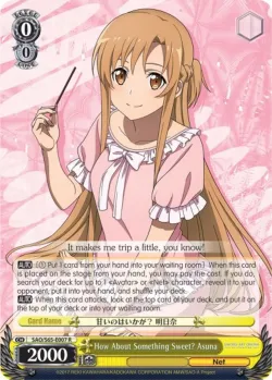 How About Something Sweet? Asuna #SAO/S65-E007 · Weiss Schwarz
