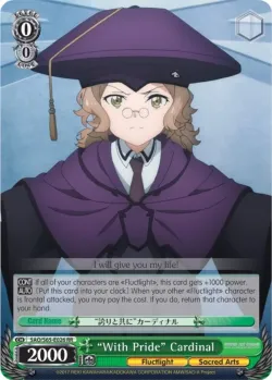 "With Pride" Cardinal #SAO/S65-E026 · Weiss Schwarz