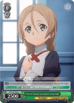 "Sister-In-Training" Linel Synthesis Twenty-Eight #SAO/S65-E042 · Weiss Schwarz