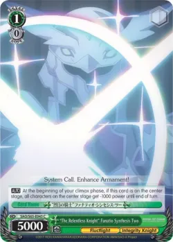 "The Relentless Knight" Fanatio Synthesis Two #SAO/S65-E045 · Weiss Schwarz
