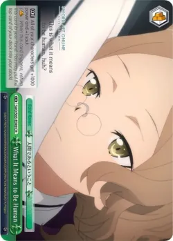 What It Means to Be Human #SAO/S65-E049 · Weiss Schwarz
