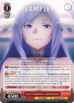 Sweet Temptation, Administrator #SAO/S65-E056 · Weiss Schwarz