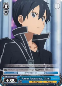 Former Appearance, Kirito 「SAO/S65-E090」「EN」