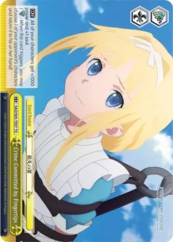 Crime Committed by Fingertips 「SAO/S65-TE07」「EN」