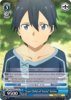 "Lost Child of Vecta" Kirito 「SAO/S65-TE17」「EN」