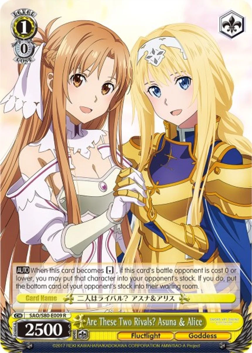 Are These Two Rivals? Asuna & Alice 「SAO/S80-E009」「EN」