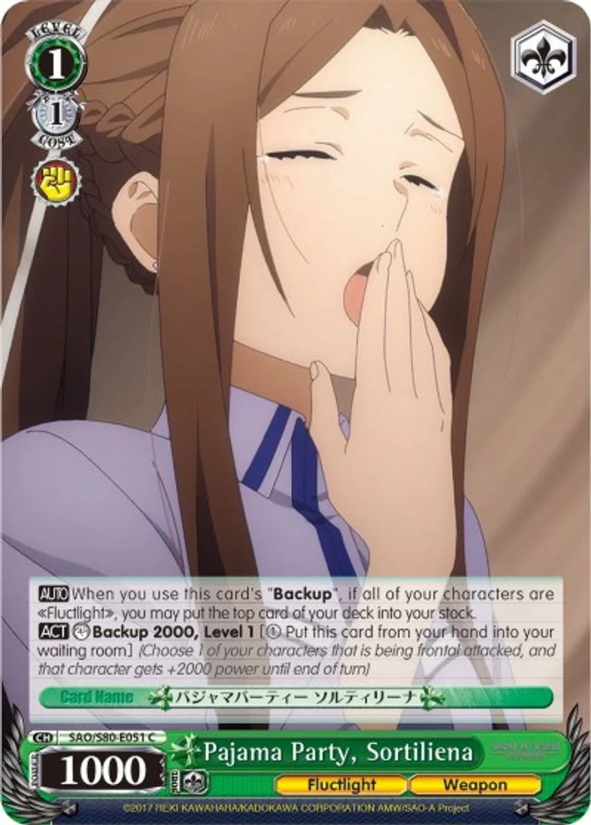 Pajama Party, Sortiliena 「SAO/S80-E051」「EN」