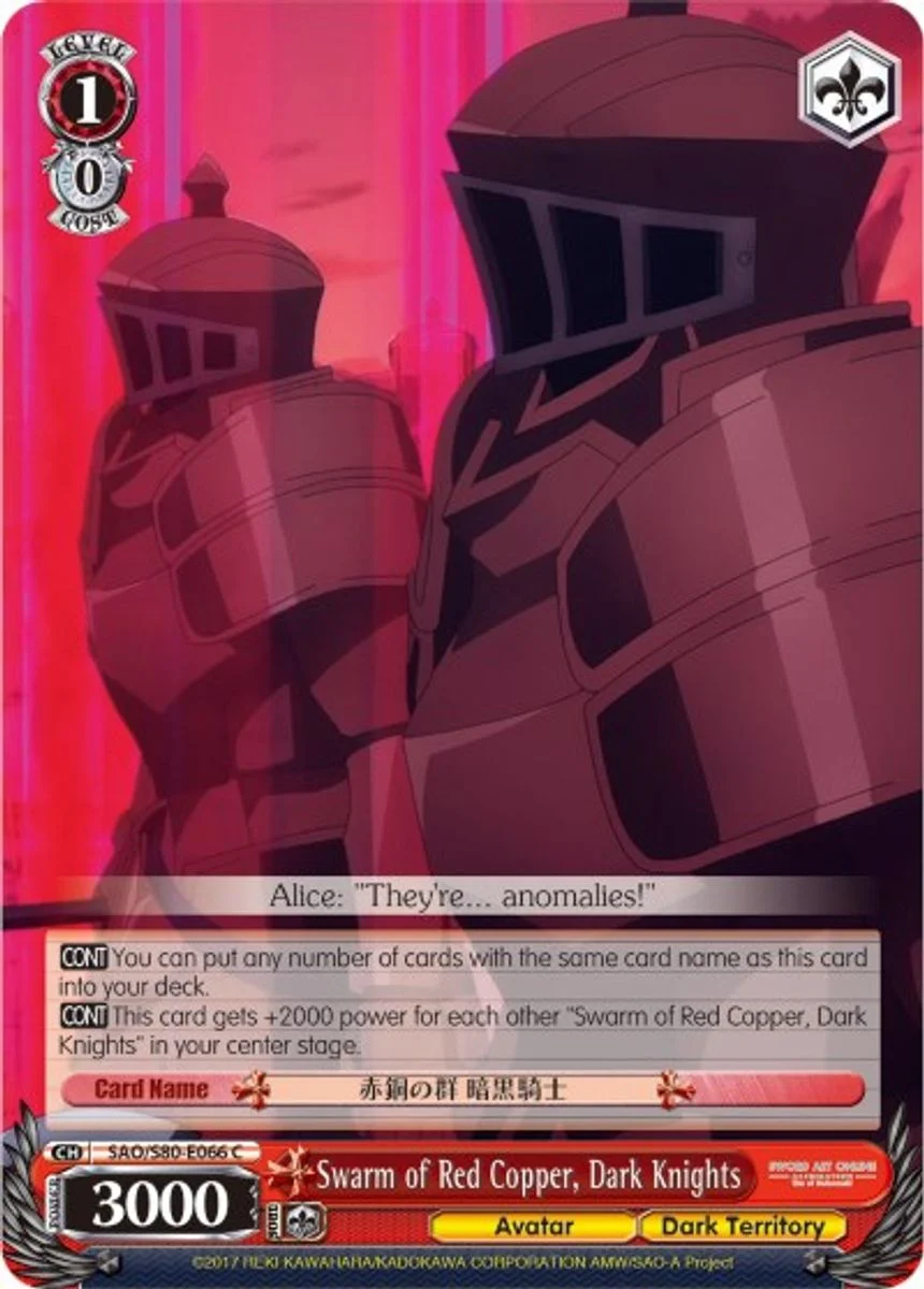 Swarm of Red Copper, Dark Knights 「SAO/S80-E066」「EN」