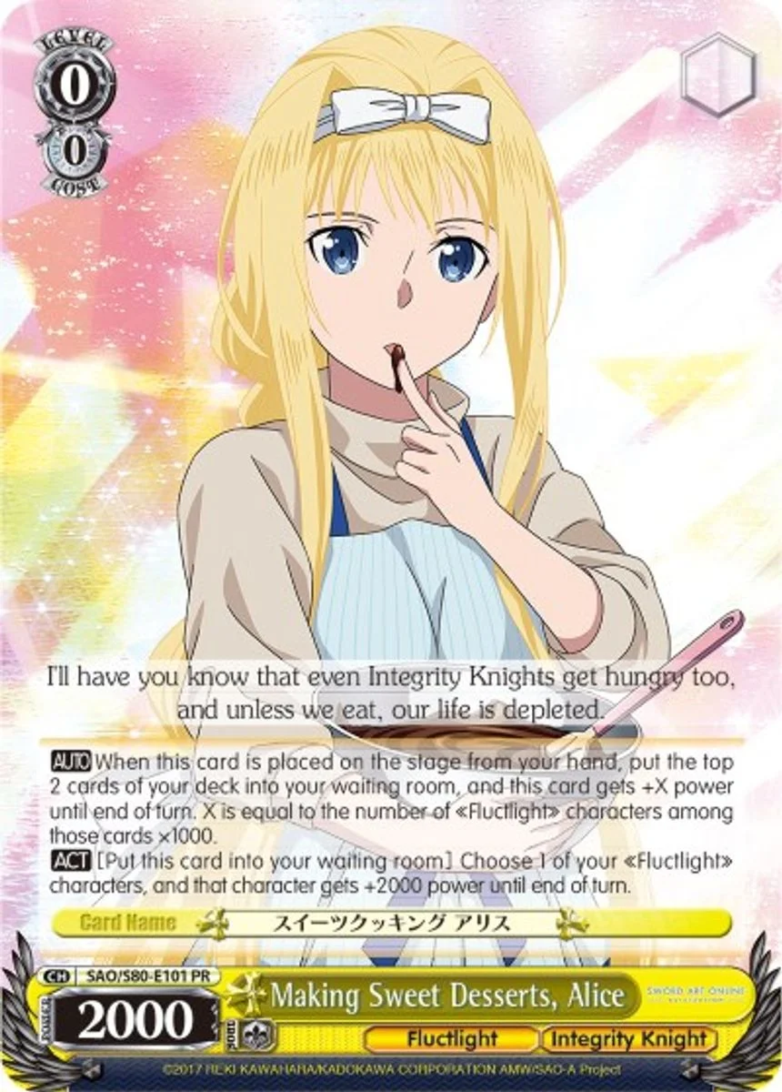 Making Sweet Desserts, Alice 「SAO/S80-E101」「EN」