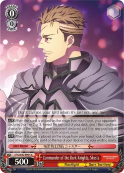 Commander of the Dark Knights, Shasta 「SAO/S80-E064」「EN」
