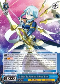 "Light That Penetrates Darkness" Sinon 「SAO/S80-E076」「EN」