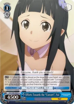 Efforts Towards the "Convert", Yui 「SAO/S80-E085」「EN」