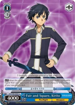 Fair and Square, Kirito 「SAO/S80-E087」「EN」