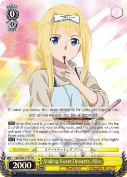 Making Sweet Desserts, Alice 「SAO/S80-E101」「EN」