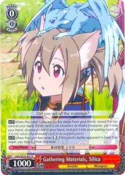 Gathering Materials, Silica 「SAO/SE23-E07」「EN」