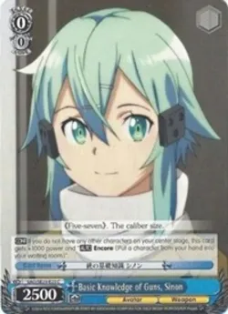 Basic Knowledge of Guns, Sinon 「SAO/SE23-E25」「EN」