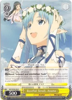 Restful Stroll, Asuna 「SAO/SE26-E03」「EN」