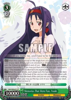 Memories That Were Fun, Yuuki 「SAO/SE26-E11」「EN」