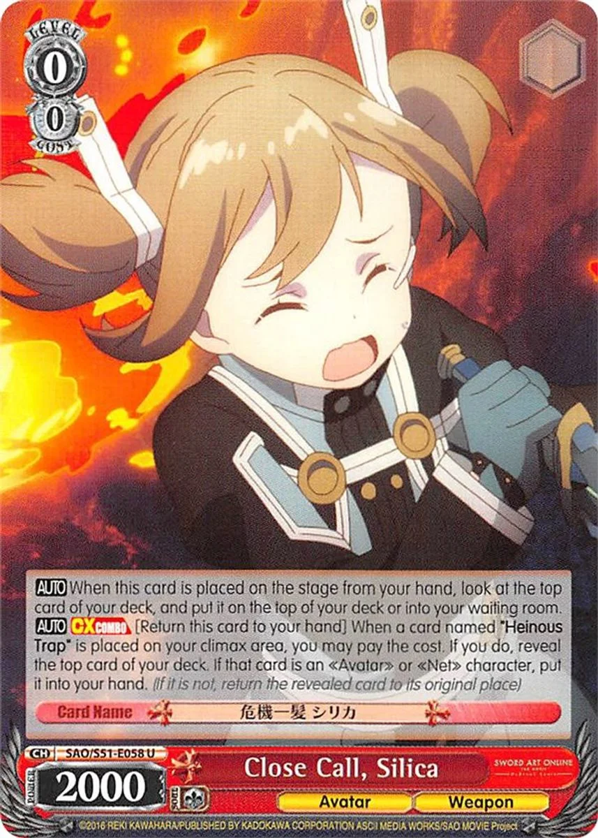 Close Call, Silica 「SAO/S51-E058」「EN」