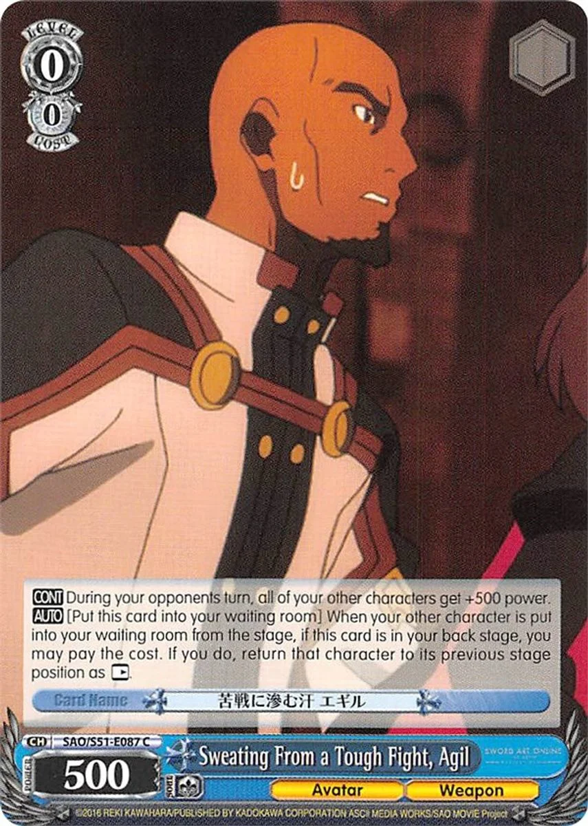 Sweating From a Tough Fight, Agil 「SAO/S51-E087」「EN」