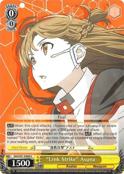 "Link Strike" Asuna #SAO/S51-E008 · Weiss Schwarz