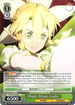 Magic Attack, Leafa #SAO/S51-E042 · Weiss Schwarz