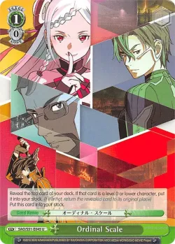 Ordinal Scale #SAO/S51-E045 · Weiss Schwarz