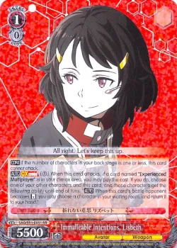 Immalleable Intentions, Lisbeth #SAO/S51-E051 · Weiss Schwarz