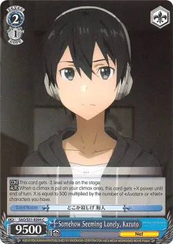 Somehow Seeming Lonely, Kazuto 「SAO/S51-E094」「EN」