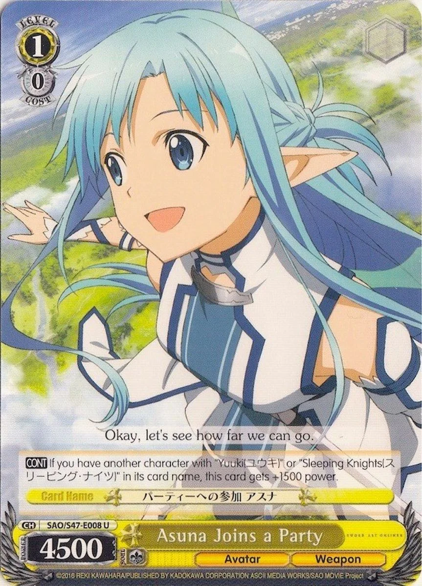 Asuna Joins a Party 「SAO/S47-E008」「EN」