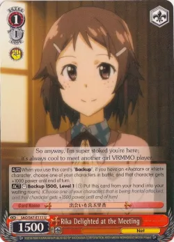 Rika Delighted at the Meeting 「SAO/S47-E111」「EN」