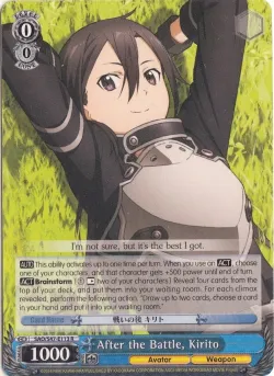 After the Battle, Kirito 「SAO/S47-E113」「EN」