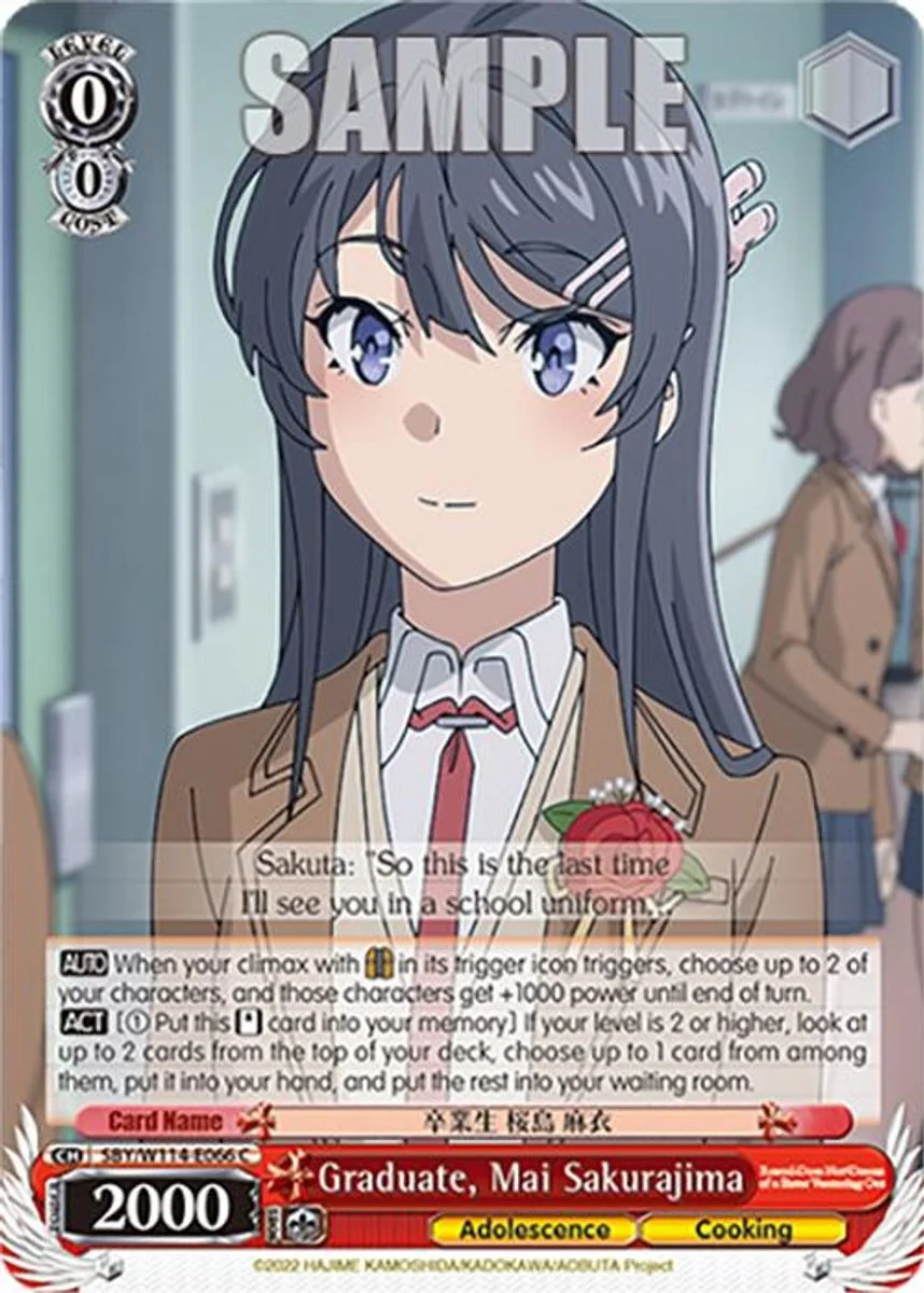 Graduate, Mai Sakurajima 「SBY/W114-E066」「EN」