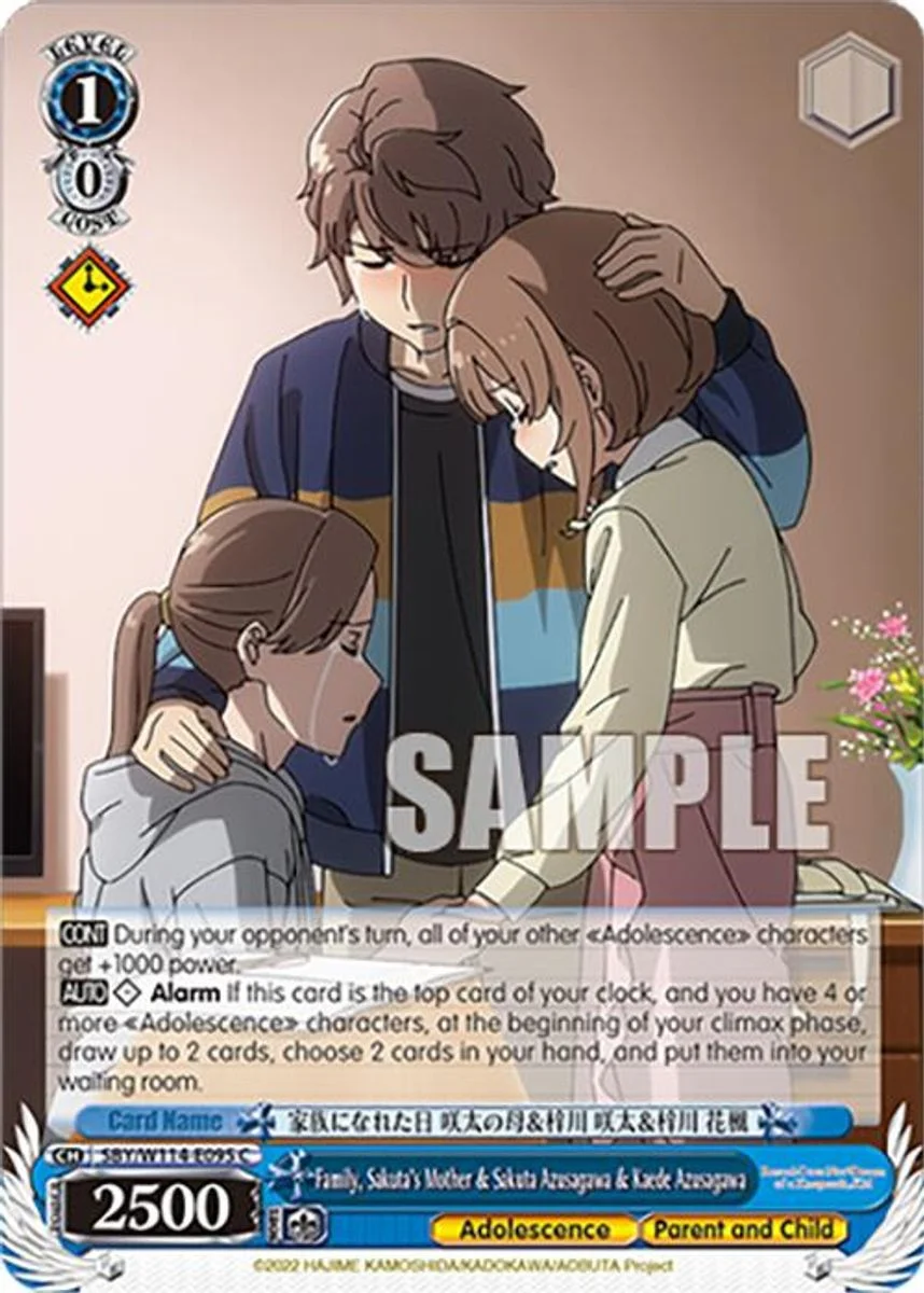 Family, Sakuta's Mother & Sakuta Azusagawa & Kaede Azusagawa 「SBY/W114-E095」「EN」