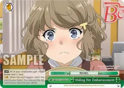 Hiding Her Embarrassment #SBY/W114-E045 · Weiss Schwarz