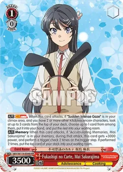 Fukashigi no Carte, Mai Sakurajima #SBY/W114-E048 · Weiss Schwarz