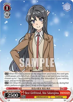 Best Girlfriend, Mai Sakurajima 「SBY/W114-E059」「EN」