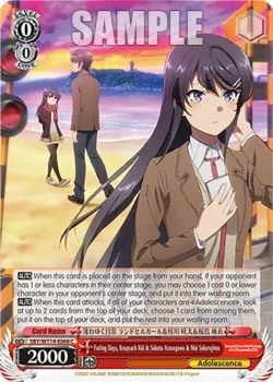 Fading Days, Knapsack Kid & Sakuta Azusagawa & Mai Sakurajima 「SBY/W114-E068」「EN」