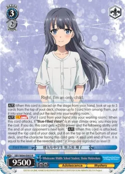 Wholesome Middle School Student, Shoko Makinohara 「SBY/W64-E083」「EN」