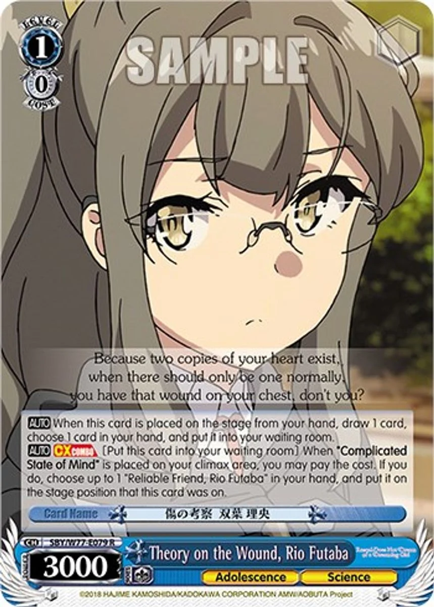 Theory on the Wound, Rio Futaba 「SBY/W77-E079」「EN」