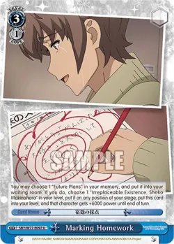 Marking Homework 「SBY/W77-E097」「EN」